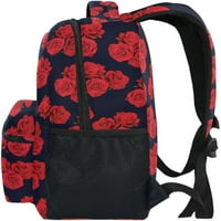 -DAKE Art Wolf hátizsák lányoknak fiúknak, diák iskolai táska Könyvtáska utazási Laptop hátizsák pénztárca Daypack
