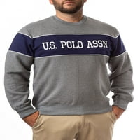 S. Polo Assn. Férfi színblokk pulóver