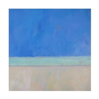 Carol Young 'Wintergreen Sea II' vászon művészet