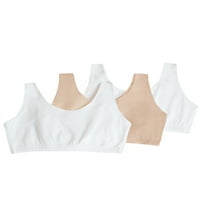 Fruit of the Loom Női Tank stílusú pamut sport melltartó, 3-Pack, stílus-9012