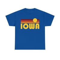 Férfi Iowa Retro Sun Pamut grafikus póló