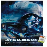 Csillagok háborúja: Saga-Blu Ray eredeti fali poszter Nyomócsapokkal, 22.375 34