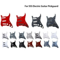 Single Coil SSS Elektromos gitár Pickguard gitár Pickup ST Pickguard rétegű