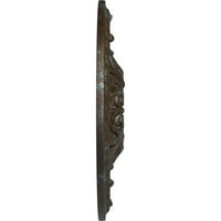 Ekena Millwork 26 od 3 P Tristan mennyezeti medál, kézzel festett bronzkék patina