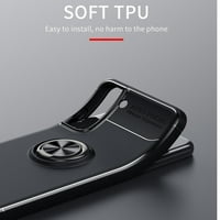 Tarise Samsung Galaxy S Plus tok gyűrűtartó állvány [Support mágneses autós tartó] hőelvezetés Puha TPU Ütésálló Matt