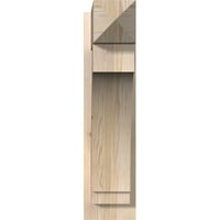 Ekena Millwork 1 2 W 22 D 30 H Imperial Smooth Arts and Crafts Outlooker, Douglas Fir