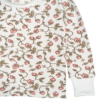 Modern pillanatok: Gerber kisgyermek lány szorosan illeszkedő pizsamák, 2-darab, méretek 12m-5T