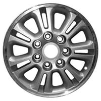 7. Felújított OEM alumínium ötvözet kerék, fényes ezüst Fém karima vágás, illik 2011-Ford Lightduty Pickup