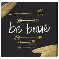 A Wynwood Studio tipográfia és idézi a fali művészet vászonnyomatait, a „Bre Brave” motivációs idézetek és mondások