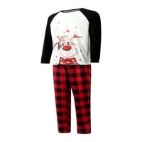 wybzd karácsonyi családi pizsama megfelelő készletek Xmas megfelelő Pjs felnőtteknek gyerekek Nyaraló Xmas családi