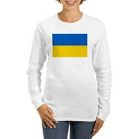 CafePress - Ukrajna zászlaja Hosszú ujjú póló-női Hosszú ujjú grafikus alkalmi póló