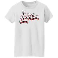 Grafikus Amerika Valentin-napi ünnep szerelem női grafikus póló kollekció