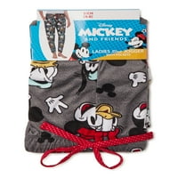 Disney Mickey Mouse női és női plusz Disney licenc plüss nadrág szürke méret S