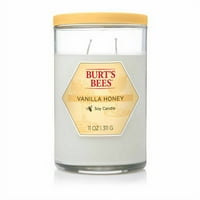 Burt's Bees magas edény gyertya, vanília méz