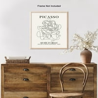 Klasszikus Picasso poszter-Vintage minimalista nyomtatás - keret nélküli Falművészet-ajándék művésznek, barátnak -