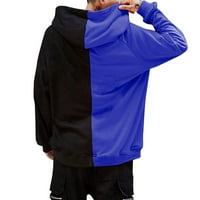 Pimfylm aranyos kapucnis kapucnis pulóverek Férfi téli ruhát könnyű kék 2XL