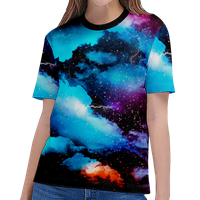 Stars and Sky nyomtatott StylesT-Shirt 3d teljes nyomtatás pamut ing ing Ajándékok alkalmi ruházat Hawaii nyári felsők