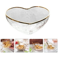 Üveg puding tálak zselés tálak szív alakú desszert tálak otthoni használatra