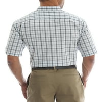 Wrangler magas férfiak rövid ujjú ránc ellenálló kockás ing