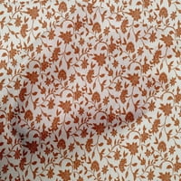 oneOone Pamut Poplin Szövet levelek & virágos művészi nyomtatás varrás szövet BTY széles