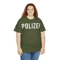 Német Polizei Unise Grafikus Póló