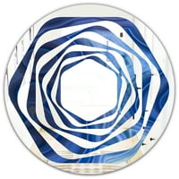 DesignArt 24 24 kék modern fali tükör