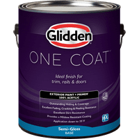 Glidden egy kabát külső festék és alapozó, Aqua Smoke Blue, gallon, félig glos