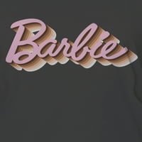 Juniors plusz Barbie logó ismétlődik a rövid ujjú grafikus póló