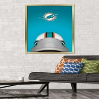 Miami Dolphins - S. Preston Mascot T.D. Wall Poster, 22.375 34