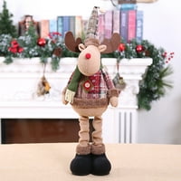 Karácsonyi díszek rajzfilm baba Mikulás hóember Elk plüss játékok gyerekeknek Születésnapi ajándékok otthoni Fesztivál