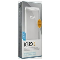 Touro s HTOSPA10001BDB-merevlemez-TB-külső-USB 3. - rpm-ezüst-3 GB-os ingyenes Felhőmentéssel