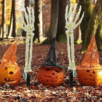 Halloween Solar Dekorációk Kültéri Fények Ghost Hands Decor Vízálló Napelemes Kültéri Fények Táj Ghost Hands Decor