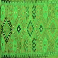 Ahgly Company Beltéri Tér Perzsa Zöld Hagyományos Terület Szőnyegek, 4 ' Tér