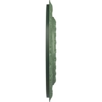 Ekena Millwork 3 8 OD 7 ID 1 p Lisszaboni mennyezeti medál, kézzel festett Athéni Zöld