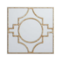 Ekena Millwork 3 8 W 3 8 H 1 4 T nagy gipsz dekoratív fretwork fa fali panelek, piros tölgy