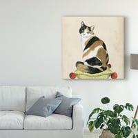 Védjegy Szépművészet 'Lady Cat III' Canvas Art by Grace Popp