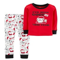Carters csecsemő fiúk piros & fehér Mikulás volt Goodish karácsonyi pizsama szett 18m