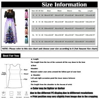 Női Divat Alkalmi karácsonyi nyomtatás Kerek nyakú Rövid ujjú nagy méretű hosszú ruhák XL