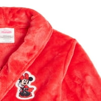 Disney Minnie Mouse Girls hosszú ujjú teteje, nadrág és köpeny, 3 darabos pizsama készlet, méretek 2t-5T