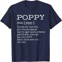Poppy meghatározás Nagypapa Apák napi ajándékok-Férfi póló