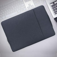 Prettyui Laptop tok Vízálló Notebook tabletta védő bőr borító táska hordtáska, Sötétkék