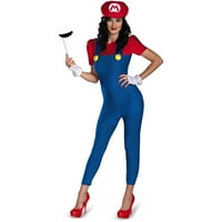 Álcázza Mario Deluxe Női ' s Halloween díszes ruha jelmez felnőtt