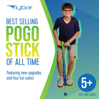 Flybar Maverick 2. Hab Pogo Stick gyerekeknek korosztály 5+, a lbs, kültéri Gyerekjátékok, zöld kék