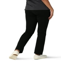 Lee® női kényelmi derék kötött egyenes láb nadrág