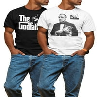 A Keresztapa férfi és nagy férfi rövid ujjú grafikus póló, köteg, film grafikus pólók
