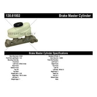 Centrikus Alkatrészek Fék Főfékhenger P N: 130. 1988-FORD CROWN VICTORIA, 1988-MERCURY GRAND MARQUIS