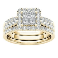 Gyűrűk Női Lányok pár gyűrű aranyozott berakott cirkon gyűrű klasszikus ékszer ajándékok