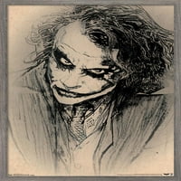 Képregény Film - A Sötét Lovag-A Joker-Vázlat Fali Poszter, 14.725 22.375