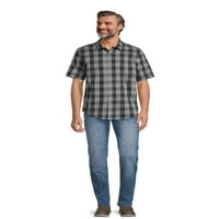 George Men's Poplin ing rövid ujjú, S-3XL méretű