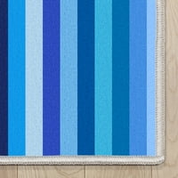 Crayola Collection by Well Woven Stripe Blue 6'7 9'3 terület szőnyeg